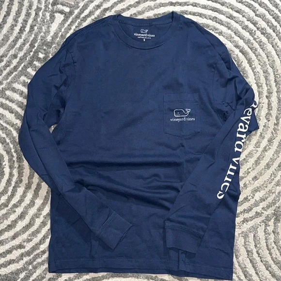 Mens Vineyard Vines Long Sleeve T-shirt - Picture 1 of 6